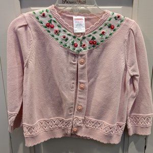 Sweater with Flower Embroidery